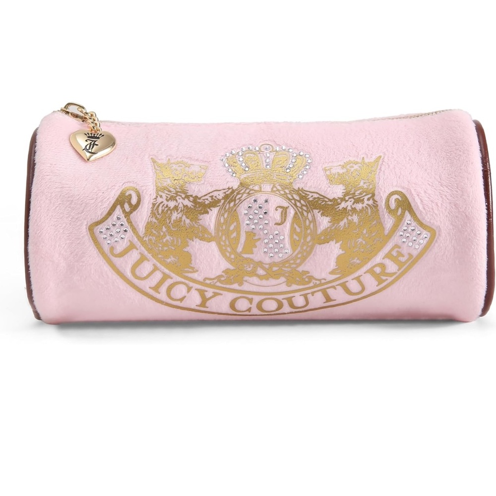 Juicy Couture Pink and Gold Cylinder Bag